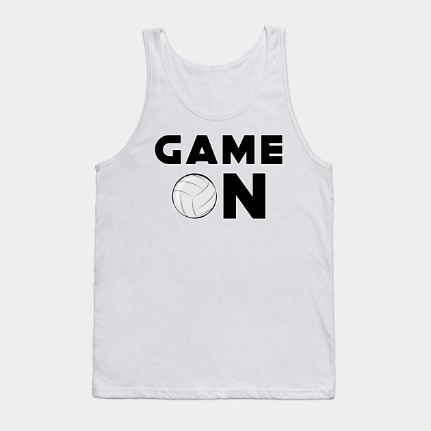 Game On - Funny Volleyball Design Tank Top by DesignWood-Sport